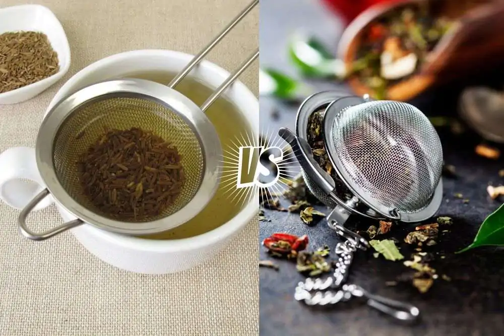 tea strainer vs. tea infuser