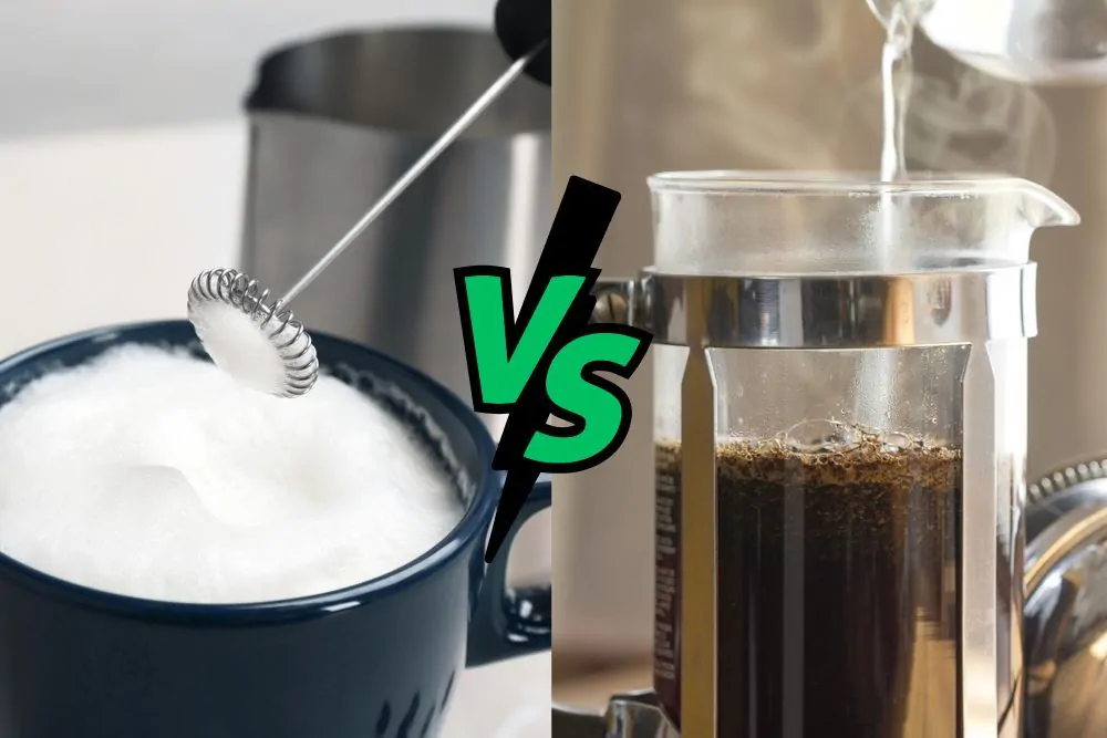 milk frother vs. French press