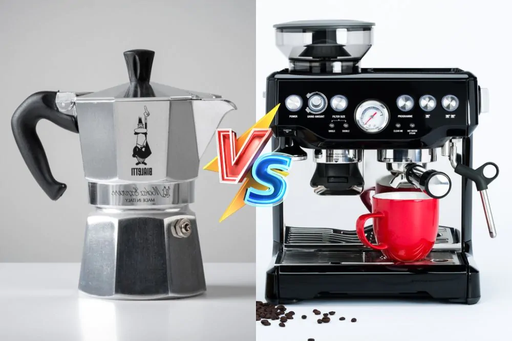 moka pots vs espresso machines